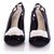 Chanel Black Satin Camellia Bow Slingback Heels  ref.327632