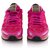 Sneaker Valentino in pelle rosa fucsia e pizzo macramè  ref.327640