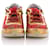 Sneaker Chanel Runway Tweed in pelle dorata Multicolore Cotone  ref.327649