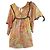 Milly Cabana Baumwolle Seide Geblümter Kaftan Vertuschen Strand Minikleid oder Top S Mehrfarben - Ansicht 6