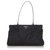 Prada Black Tessuto Tote Bag Leather Pony-style calfskin Nylon Cloth  ref.328183