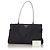 Borsa tote in tessuto nero Prada - vista 12