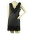 Dondup Blue Black Lace Trim Cocktail Wool Sleeveless Mini Dress size 40  ref.328389