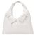 Little Liffner Abendtasche mit Knoten aus cremefarbenem Leder Gelb