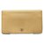 Chanel Beige calf leather Leather CC Button Line Long Flap Wallet  ref.328594