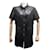 CHANEL P JACKET28732  SHORT SLEEVED CAPSULE M BUTTONS 40 black lamb leather  ref.328795