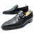 BERLUTI SHOES BUCKLE LOAFERS 7 41 BLACK LEATHER LOAFERS SHOES  ref.328852