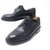 JM WESTON DERBY LE CHASSE SHOES 677 9.5D 43.5 LEATHER + STAINLESS STEEL SHOES Black  ref.329048