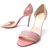 NEW CHRISTIAN LOUBOUTIN SHOES HEEL SANDALS 40.5 PINK SEQUIN SHOES  ref.329085