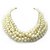 VINTAGE CHANEL NECKLACE 9 ROWS OF PEARLS VICTORY OF CASTELLANE PEARL NECKLACE Golden Metal  ref.329199
