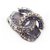 NEW CHANEL CC LOGO RING & PURPLE STRASS SIZE 54 SILVER METAL NEW RING Silvery  ref.329305