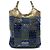 NOVA BOLSA JAMIN PUECH EM BORDADO AZUL SEQUIN NOVA BOLSA AZUL