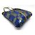 NOVA BOLSA JAMIN PUECH EM BORDADO AZUL SEQUIN NOVA BOLSA AZUL - vista 3