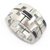 CARTIER RING THE KISS OF THE DRAGON SIZE 51 WHITE GOLD 18K WHITE GOLD RING Silvery  ref.329454