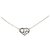 Dior Silver Chris Pendant Necklace Silvery Metal  ref.329639