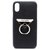 NOVA CAPA DE TELEFONE PRADA IPHONE X XS 1zh058 CAIXA DE TELEFONE DE PELE SAFFIANO PRETA Preto Couro  ref.329787