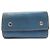 Hermès HERMES MULTICLES KEY RING IN BLUE GOAT LEATHER BLUE LEATHER KEY RING