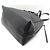 NEU HANDTASCHE JEROME DREYFUSS GEORGES L TOTE SCHWARZ LEDER SILBER HANDTASCHE - Ansicht 4