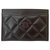 Chanel Tarjetero clásico acolchado de piel de cordero So Black Negro  ref.330130