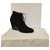 Balenciaga Ankle Boots Black Deerskin  ref.330161