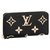 Louis Vuitton LV zippy wallet empreinte Black Leather  ref.330206