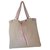 Borsa a mano in tessuto YVES SAINT LAURENT Crema Panno  ref.330219