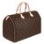 Louis Vuitton LV speedy 35 monogram Brown Leather  ref.330221