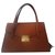 Lancel vintage umbrella bag Brown Leather  ref.330228