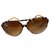 Hermosas gafas de sol Dolce & Gabbana Marrón claro Acetato  ref.330235