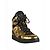 Sneakers alte metallizzate Ninja Marc by Marc Jacobs oro e nero D'oro - vista 3
