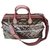 31 Cambon Chanel gesteppte Reisetasche Pflaume Lackleder Lammfell  ref.330300