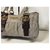 Borsa Prada marrone in pelle e tessuto - vista 2