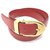 Louis Vuitton Red Epi Lather Ceinture Belt with Gold Buckle White gold  ref.330408