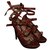 Vivienne Westwood Sandals Brown Leather  ref.330426