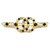 Altri gioielli NEW CHANEL BARRETTE CC LOGO PERLE E STRASS IN METALLO ORO NEW HAIR CLIP D'oro  ref.330546