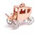 Other jewelry Hermès HERMES CHARM CALECHE PENDANT IN ROSE GOLD PLATE GOLD CARRIAGE PENDANT Golden Gold-plated  ref.330630