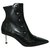Alexander Mcqueen Black Ankle Boots with Thin Heels Leather  ref.330728