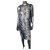Diane Von Furstenberg Robe en soie DvF Mercedes avec imprimé python Multicolore  ref.330830