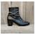 Autre Marque An Hour And A Shower p ankle boots 38 Black Leather  ref.330983