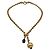 Autre Marque Collana oro giallo 18kt con pendente 44 cm