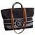 Chanel Grand sac cabas CC Shopping 38 cm Jean Bleu Bleu Marine  ref.332316