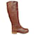 Max Mara Boots Brown Leather  ref.384212