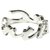Cartier Silver 18Anillo de firma K Plata Metal  ref.332335