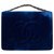 Chanel Sacos de embreagem Azul Veludo  ref.332808