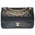 Superba borsa Chanel Timeless / Classique in pelle trapuntata nera, garniture en métal doré Nero  ref.332929