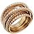 Anello "Allegra" in oro rosa e diamanti de Grisogono. - vista 8