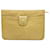 Chanel saco de embreagem Bege Couro  ref.333224