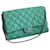 Bolso Chanel Timeless con solapa Verde Verde claro Cuero  ref.333292