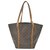 Louis Vuitton Sacola de compras do saco do monograma 7LV712 Couro  ref.333400
