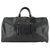 Louis Vuitton Keepall nero in pelle Epi Noir 50 Borsone 25LV713  ref.333412